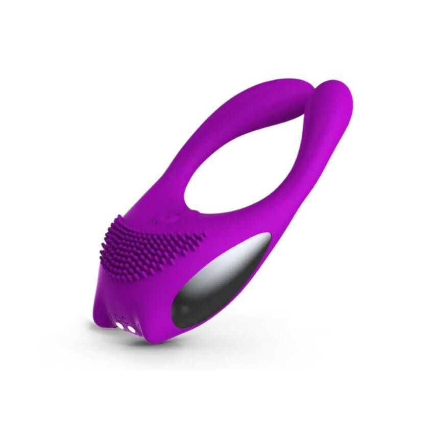 Multi pro intt vibrador de casal com mais de 15 posições para uso roxo.