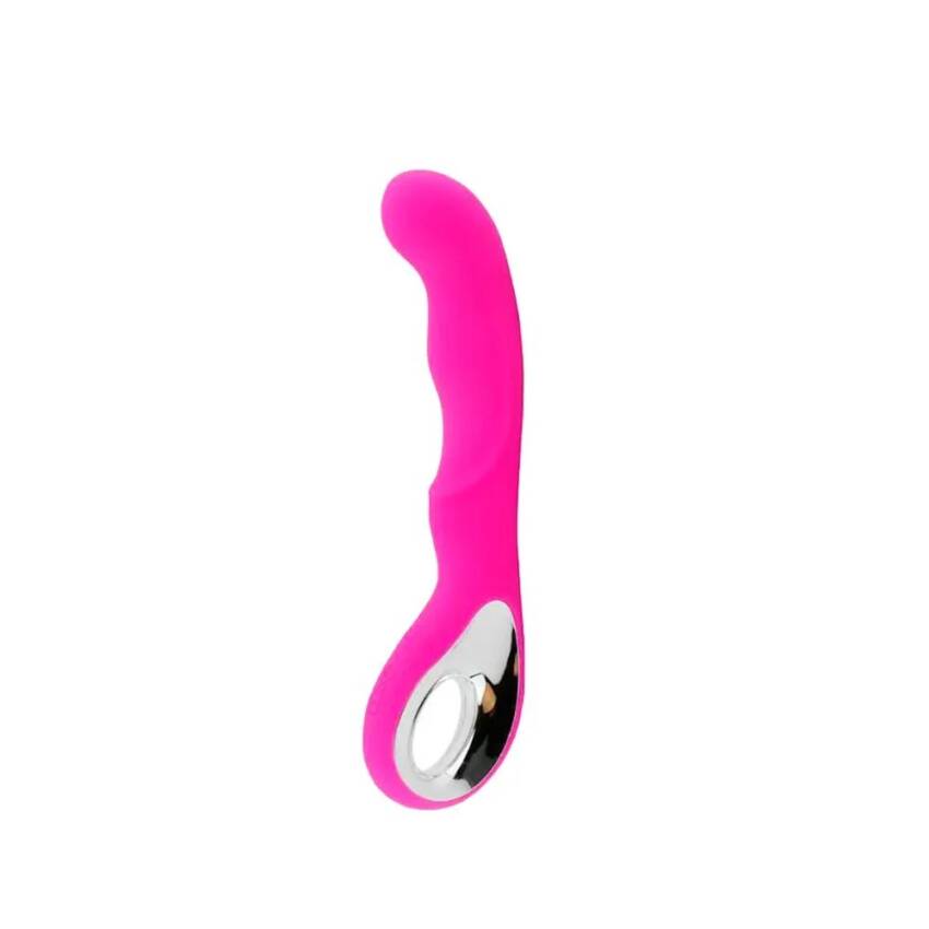 G-Spot vibrador para canal vaginal recerregável rosa.