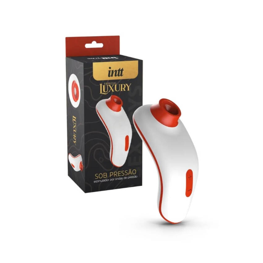 Sob pressão intt luxury vibrador com ondas de pressão.