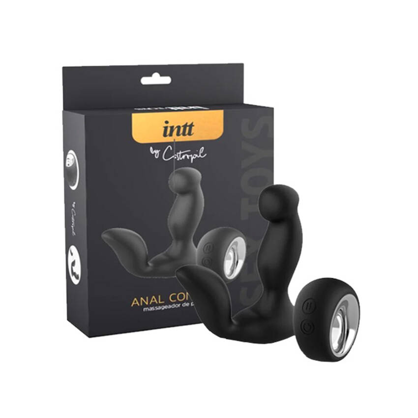Anal control massageador de próstata com controle remoto sem fio.