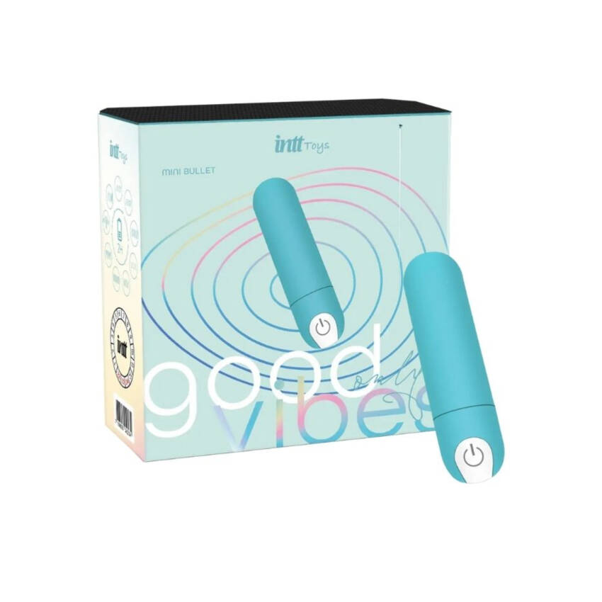 Good Vibes Only bullet recarregável azul tifanny.