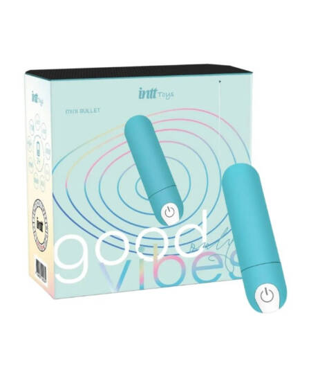 Good Vibes Only bullet recarregável azul tifanny.