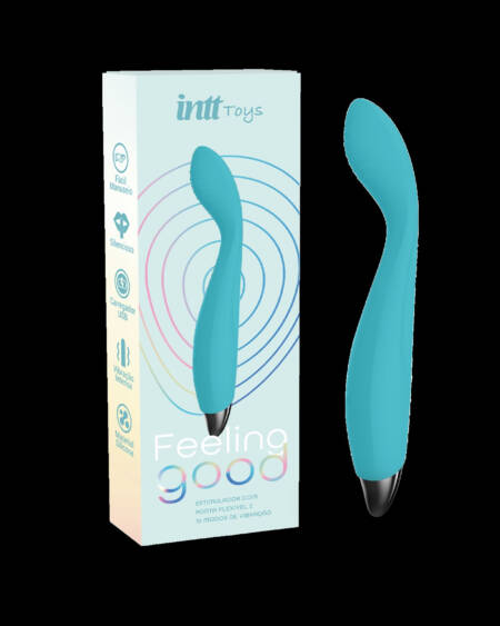 Feeling Good vibrador flexível com 10 modos de vibração Intt Wellness.