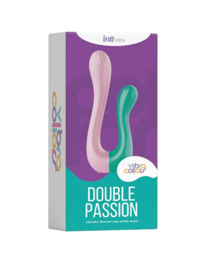 Double Passion Collors vibrador multifuncional com 10 modos de vibração.