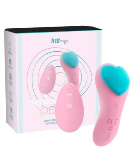 Pleasure Panty Intt Wellness Rosa calcinha vibratória com controle remoto sem fio.