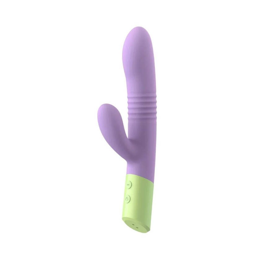 Êxtase Collors vibrador com função de vai e vem e estimulo clitoriano.