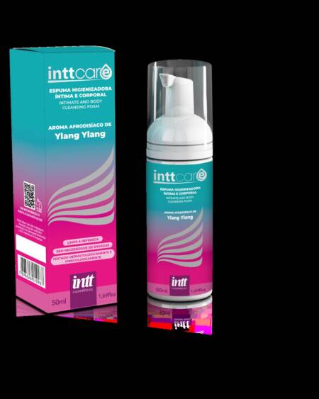 InttCare Espuma Higienizadora Afrodisiáca aroma de Ylang Ylang 50ml.