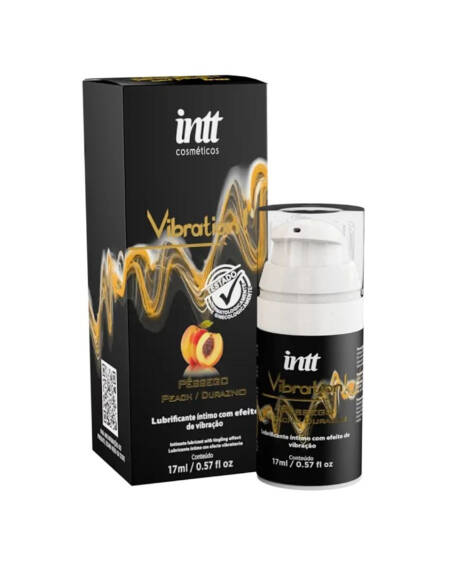Vibration pêssego gel com efeito de vibração, pulsação e aquecimento 17ml