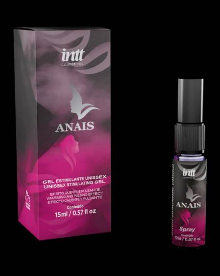 Anais gel excitante com efeito quente e sabor de canela 15ml.