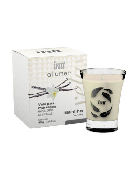 Vela de massagem allumer aroma de baunilha 40g.