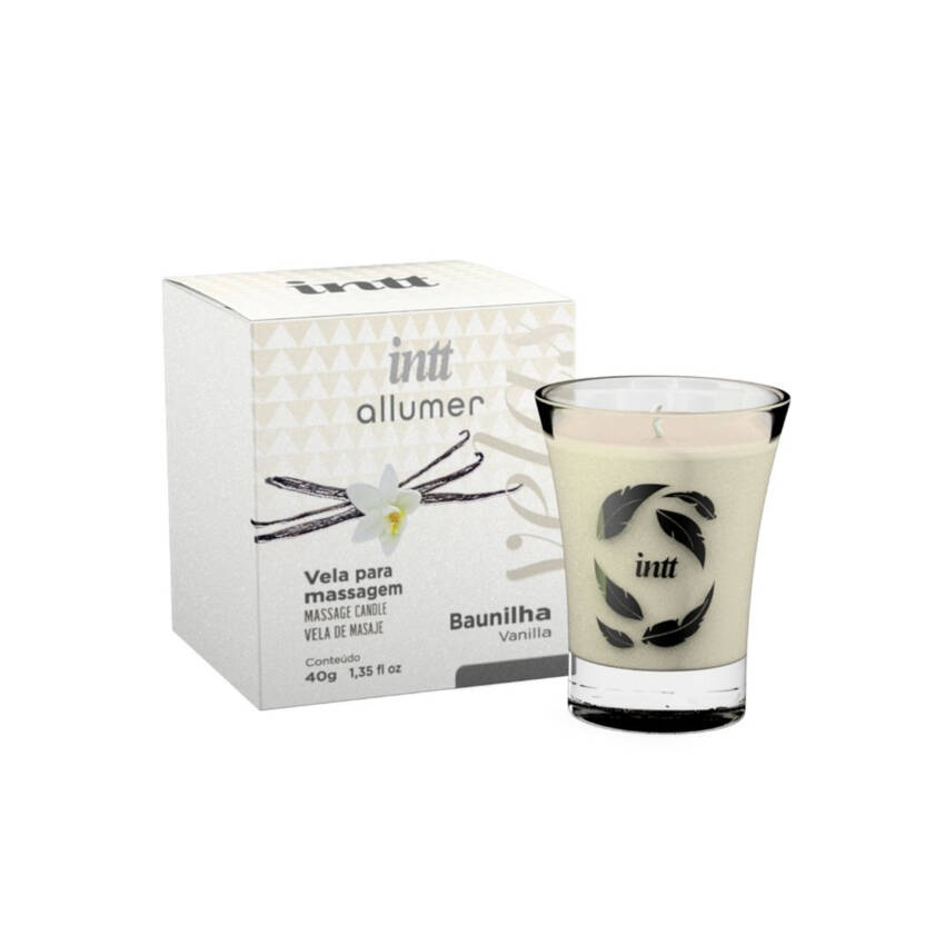 Vela de massagem allumer aroma de baunilha 40g.