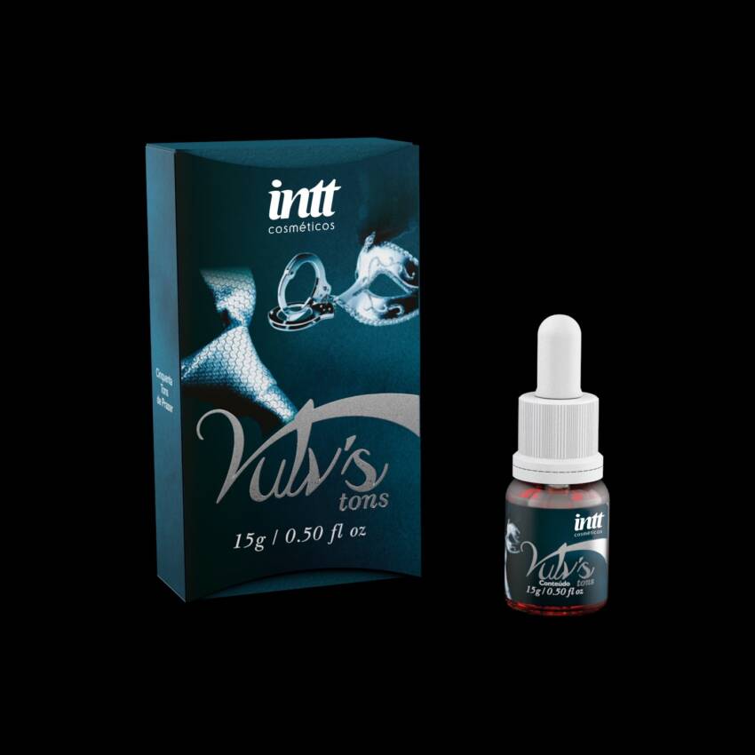 Vulv's tons excitante feminino efeito quente e sabor de vinho tinto 15g