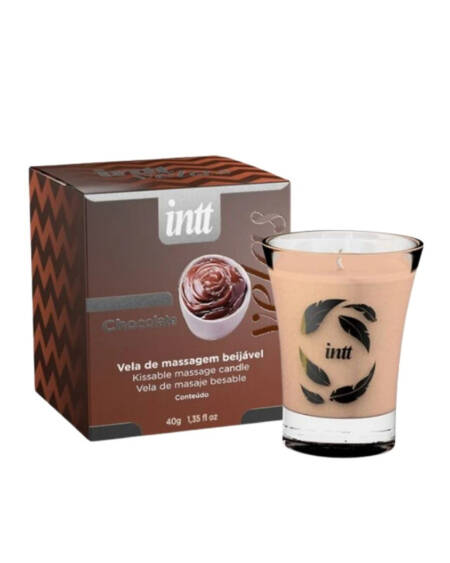 Vela de massagem beijável chocolate 40g.
