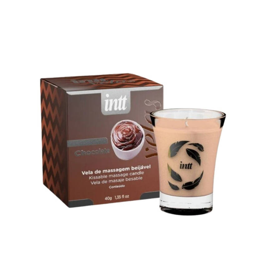 Vela de massagem beijável chocolate 40g.