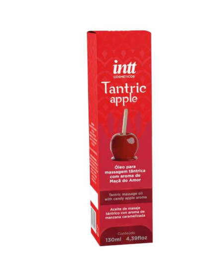 Tantric apple óleo de massagem e hidratação com aroma de maçã do amor 130ml.