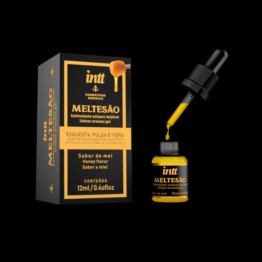 Meltesão excitante unissex com aroma de mel 12ml.