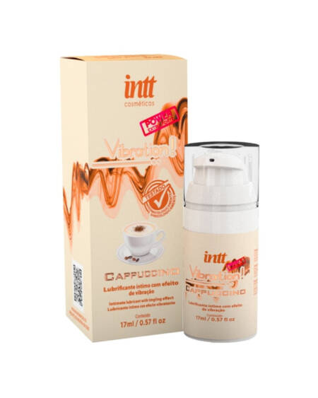 Vibration power cappuccino gel com efeito de vibração, pulsação e aquecimento 17ml.