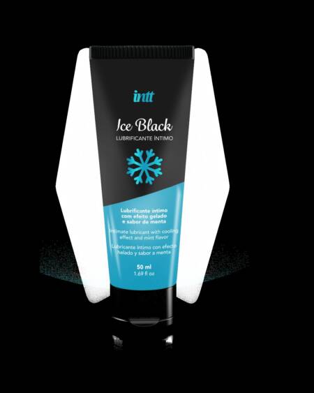 Ice black lubrificante à base de água sabor de menta e efeito gelado 50ml.