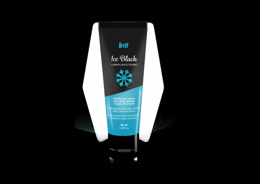 Ice black lubrificante à base de água sabor de menta e efeito gelado 50ml.