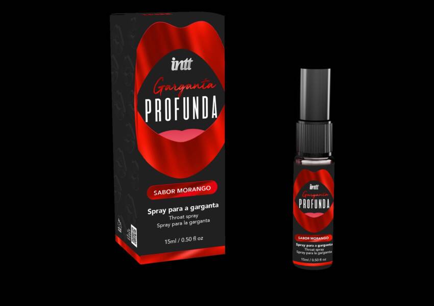 Garganta Profunda com aroma de Morango 15ml