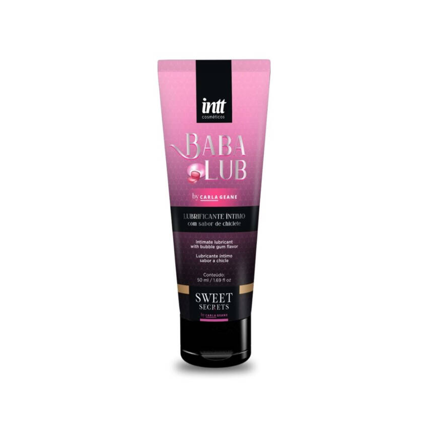 Babalub lubrificante corporal com aroma de Chiclete by Carla Geane 50g.