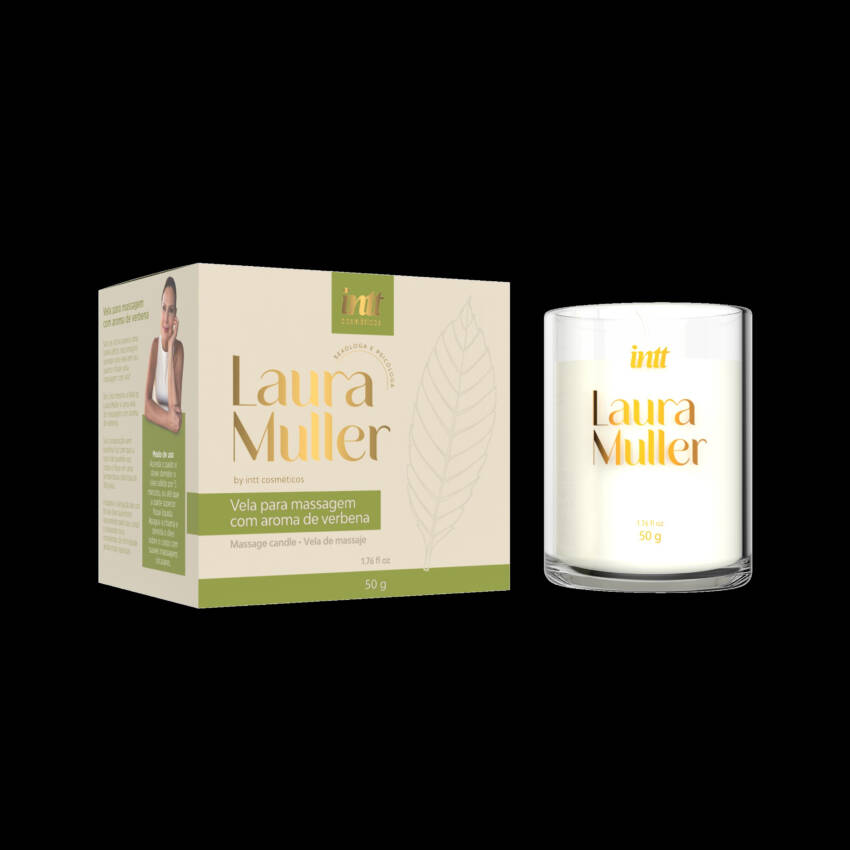 Vela de Massagem com aroma de Verbena by Laura Muller 50g.