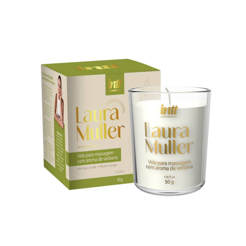 Vela de Massagem com aroma de Verbena by Laura Muller 50g.
