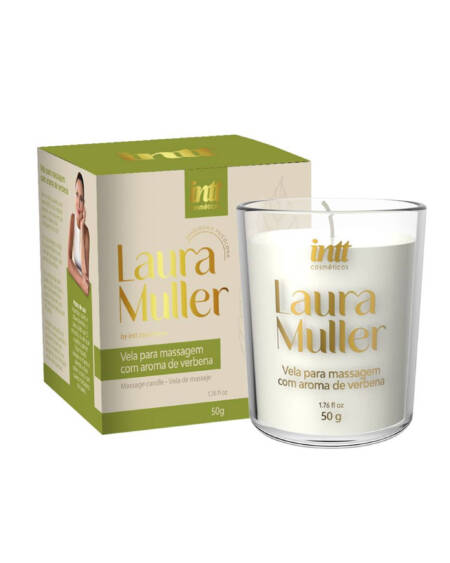 Vela de Massagem com aroma de Verbena by Laura Muller 50g.