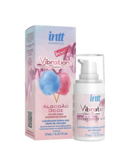 Vibration Power Algodão Doce gel com efeito de vibração, pulsação e aquecimento 17ml.