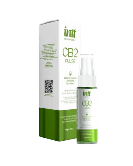 Pulse CB2 excitante unissex com efeito quente e vibratório 15ml.
