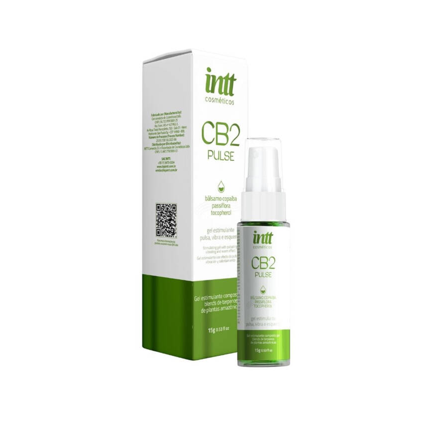 Pulse CB2 excitante unissex com efeito quente e vibratório 15ml.