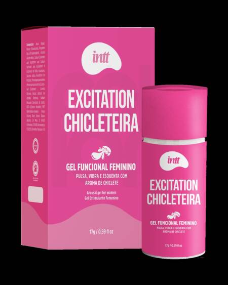 Excitation Chicleteira excitante feminino com aroma de chiclete 17g.