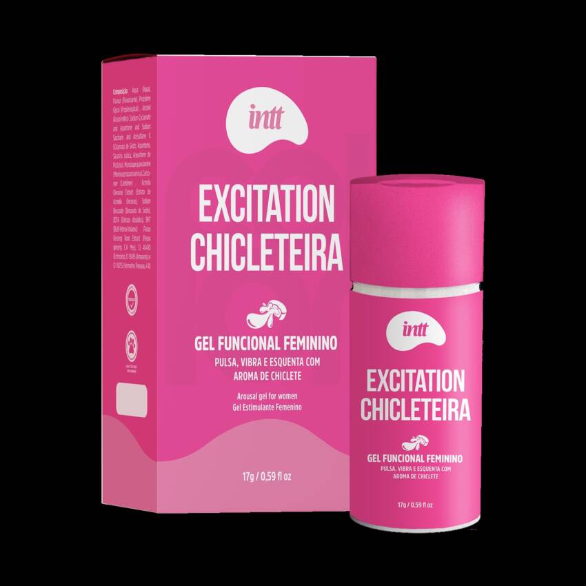 Excitation Chicleteira excitante feminino com aroma de chiclete 17g.
