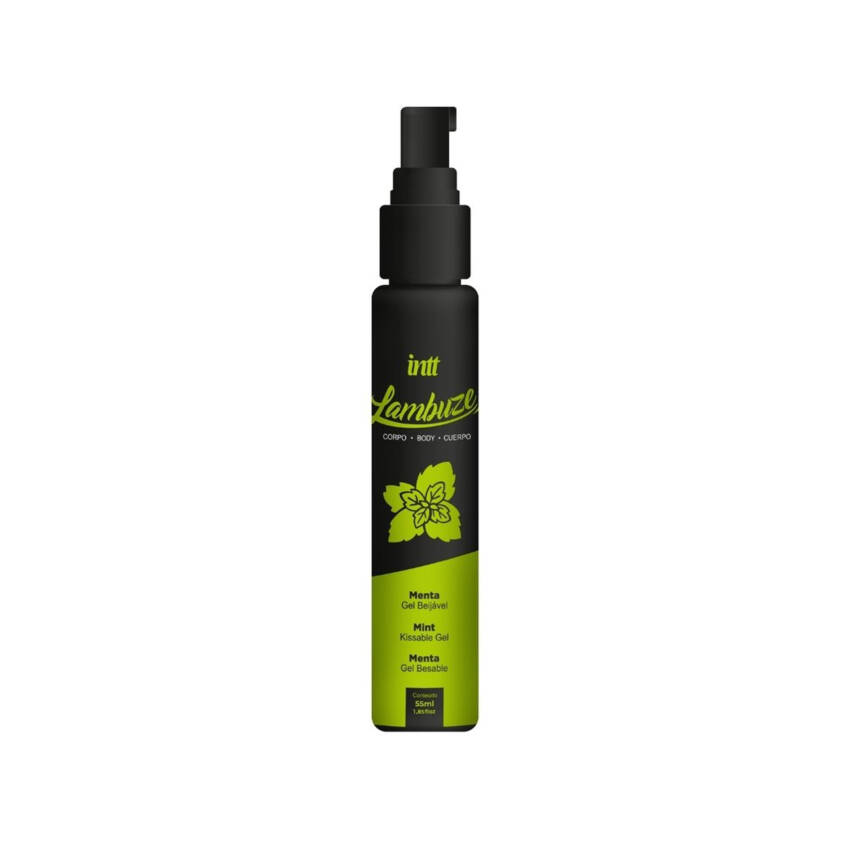 Lambuze Menta gel beijável com efeito quente 55ml.