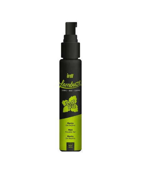Lambuze Menta gel beijável com efeito quente 55ml.