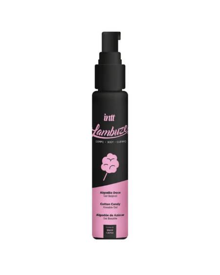 Lambuze Algodão Doce gel beijável com efeito quente 55ml.