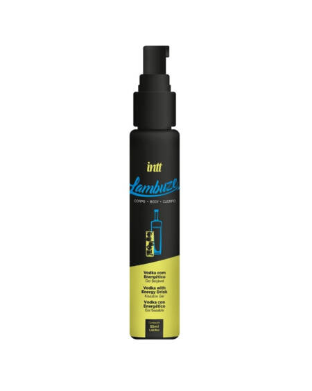 Lambuze Vodka com Energético gel beijável com efeito quente 55ml.