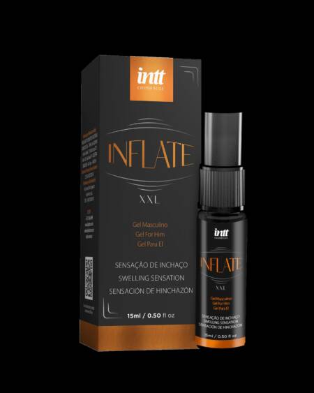 Inflate gel vasodilatador masculino com efeito quente 15g.