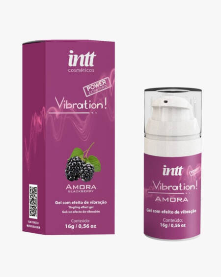 Vibration power amora gel com efeito de vibração, pulsação e aquecimento 17ml.