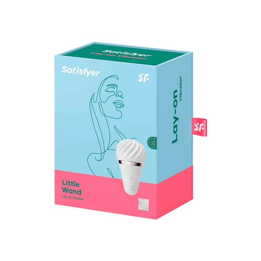 Satisfyer layon sweet vibrador em formato branco.