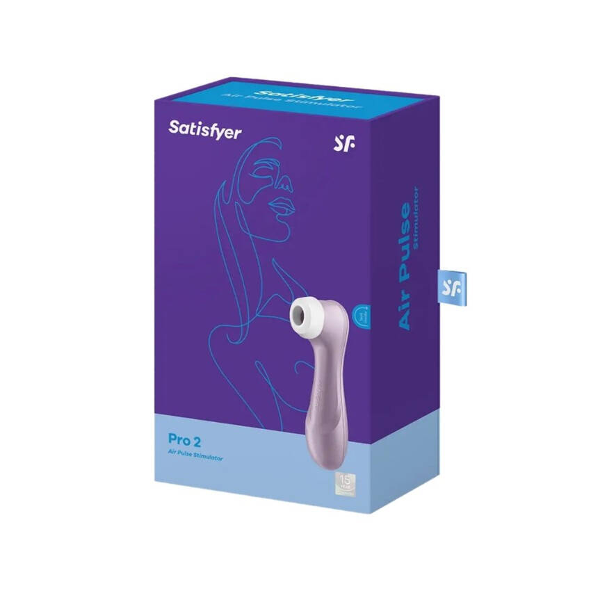 Satisfyer Pro 2 vibrador com 11 modos de ondas de pressão cobre.