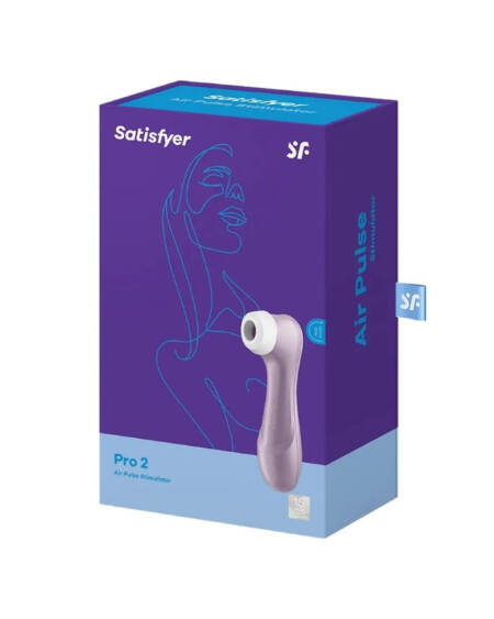 Satisfyer Pro 2 vibrador com 11 modos de ondas de pressão cobre.