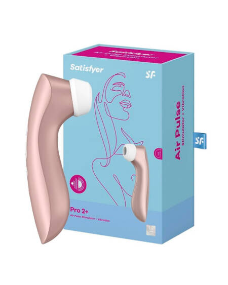 Satisfyer pro 2 vibration vibrador com 11 modos de ondas de pressão e 10 vibrações cobre.