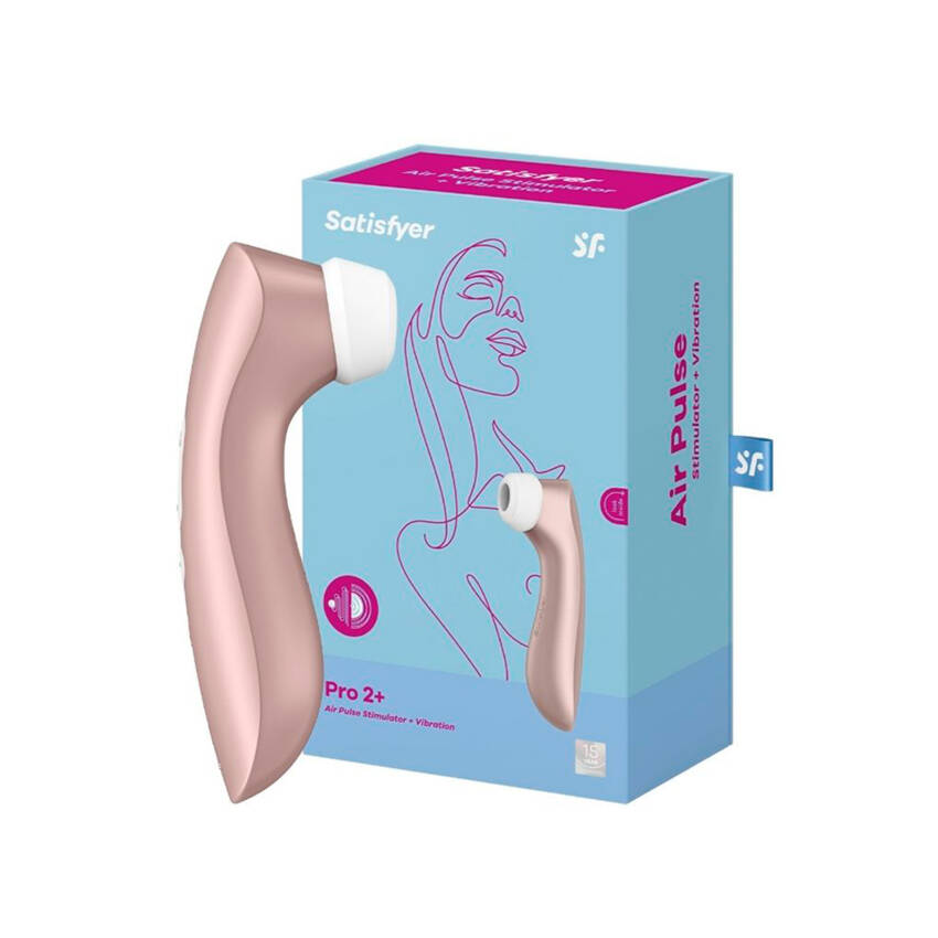 Satisfyer pro 2 vibration vibrador com 11 modos de ondas de pressão e 10 vibrações cobre.