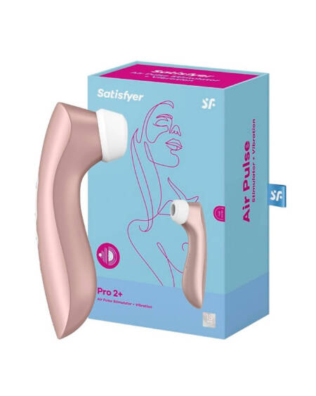 Satisfyer pro 2 vibration vibrador com 11 modos de ondas de pressão e 10 vibrações cobre.
