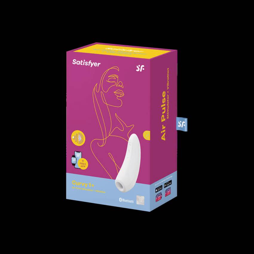 Satisfyer Curvy 2+ branco.