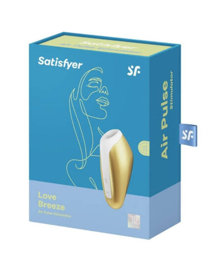 Satisfyer love breeze vibrador com ondas de pressão cobre.