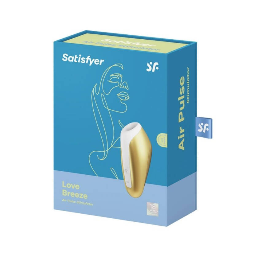 Satisfyer love breeze vibrador com ondas de pressão cobre.