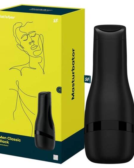 Satisfyer men classic masturbador masculino preto.
