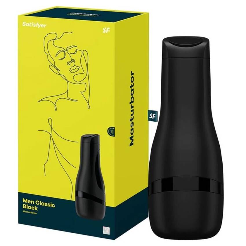 Satisfyer men classic masturbador masculino preto.